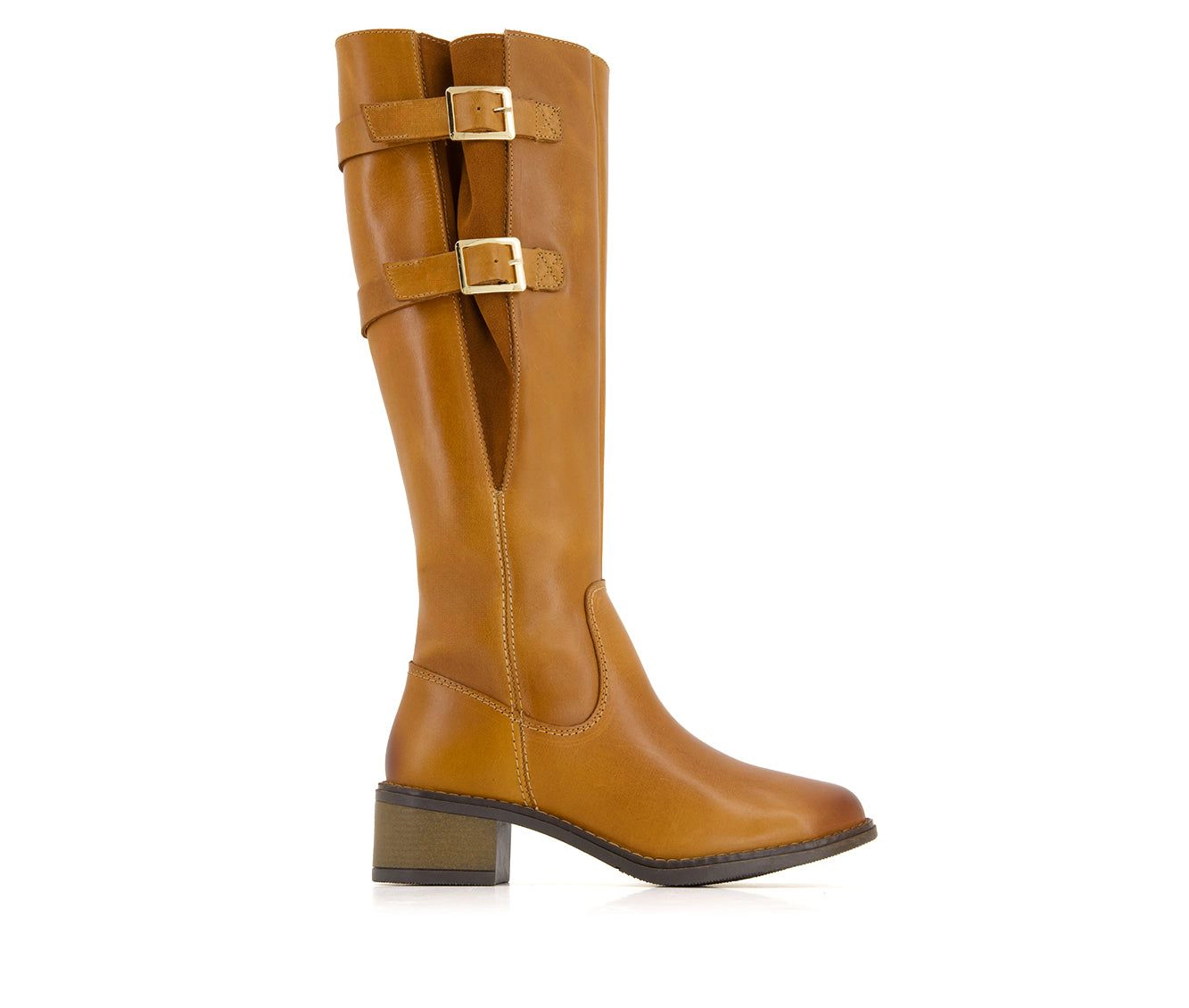 Andrea Womens Genuine Leather Tall Riding Boots