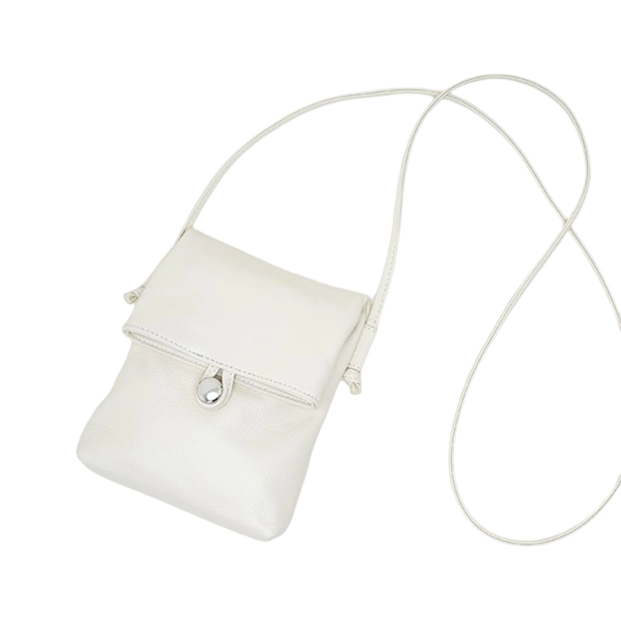 Alilang Women's Leather Phone Crossbody Bag with Flap Closure Slim Wallet Design and Adjustable Strap