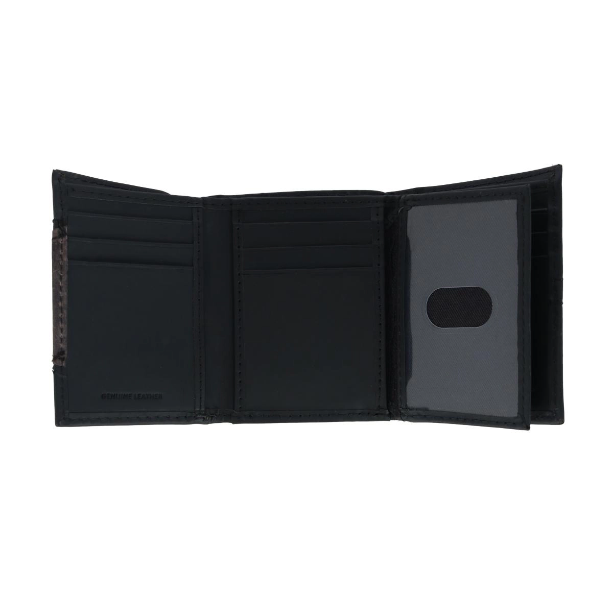 Dickies Men's Leather Extra Capacity Trifold Wallet