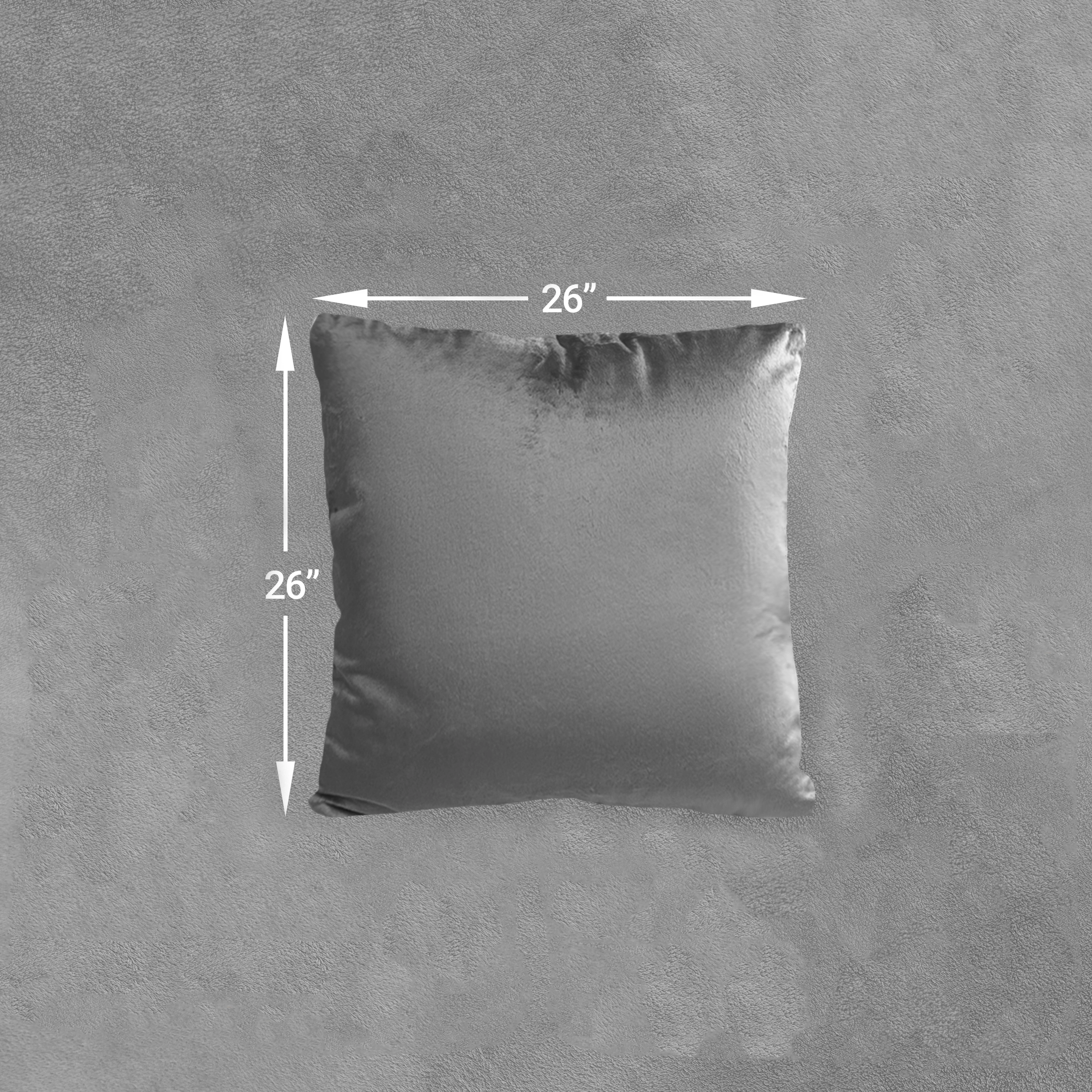 Cheer Collection -Inch Velour Decorative Throw Pillows with Inserts