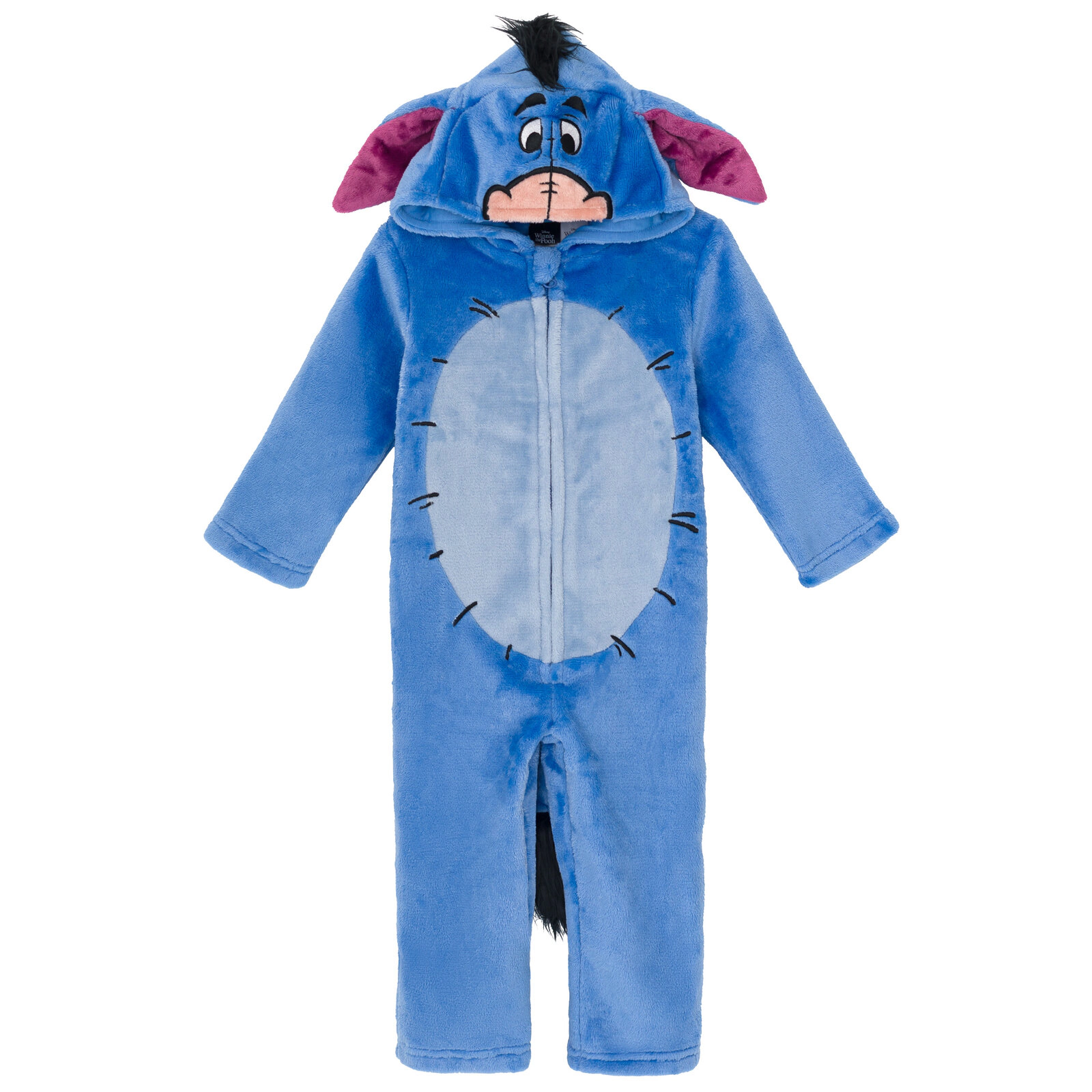Disney Winnie the Pooh Matching Family Cosplay Fleece Hooded Coverall