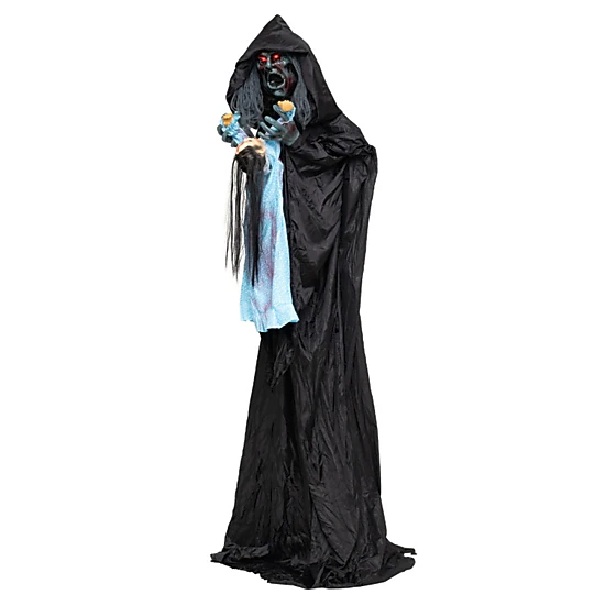 SUGIFT 7.2-ft Animated Halloween Soul Sucker Yard Decoration with ...
