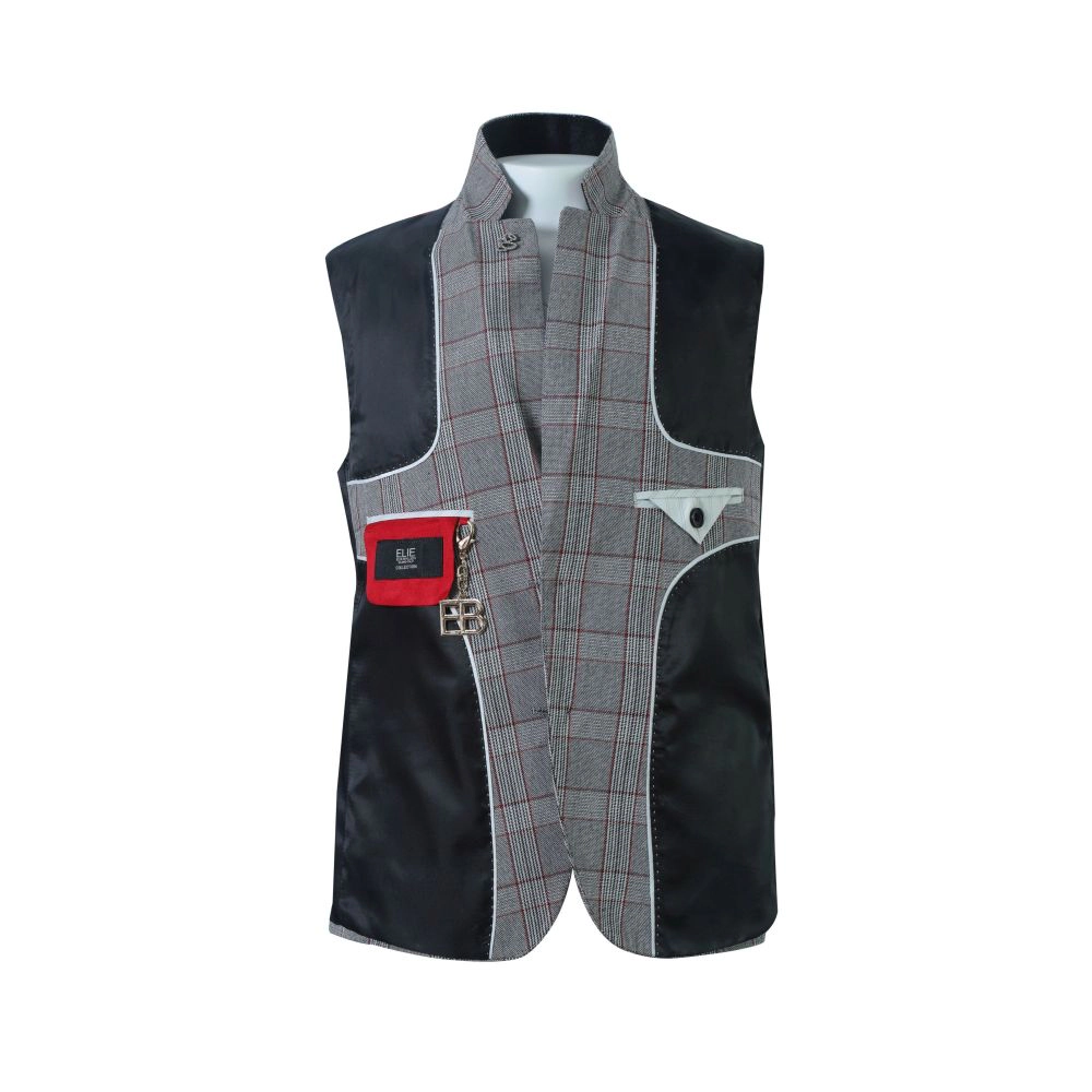 Elie Balleh Boys Slim Fit Plaid Blazers Sports Coat Jacket