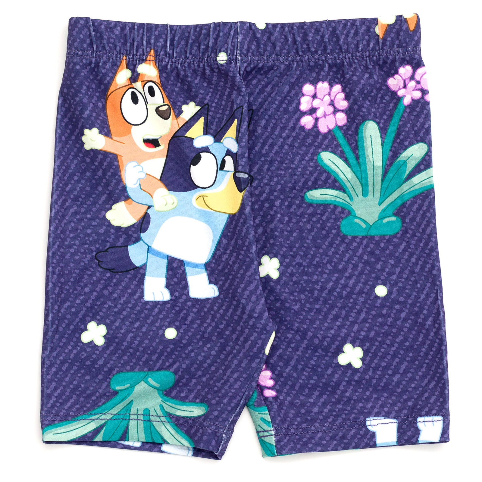 Bluey Girls' 2-Piece Tee and Bike Shorts Set