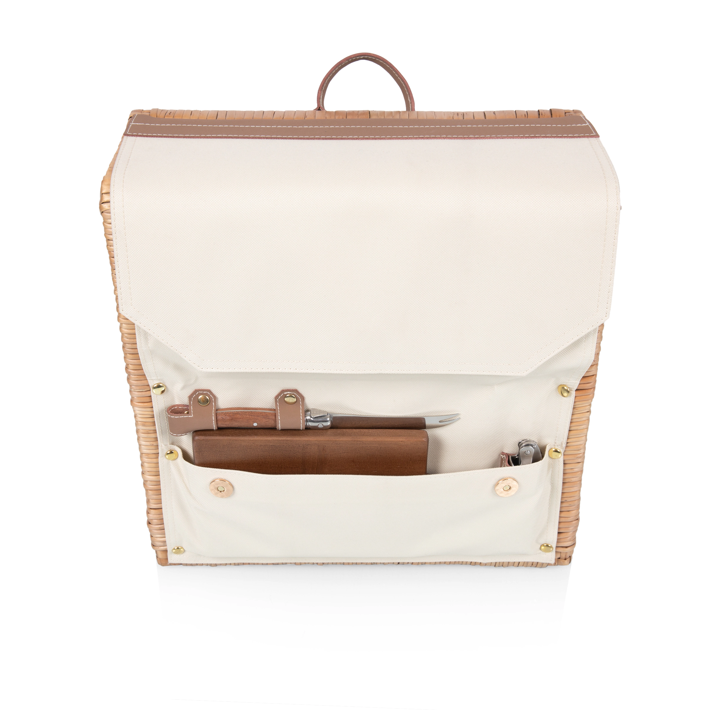 PICNIC TIME Corsica Grande Wine & Cheese Basket Backpack