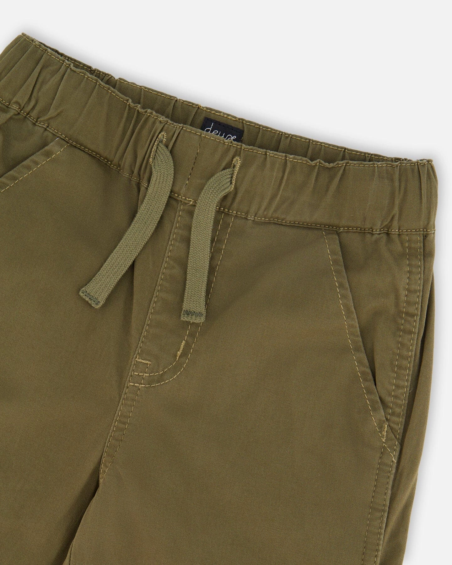 Deux par Deux Boys Stretch Twill Carpenter Pants