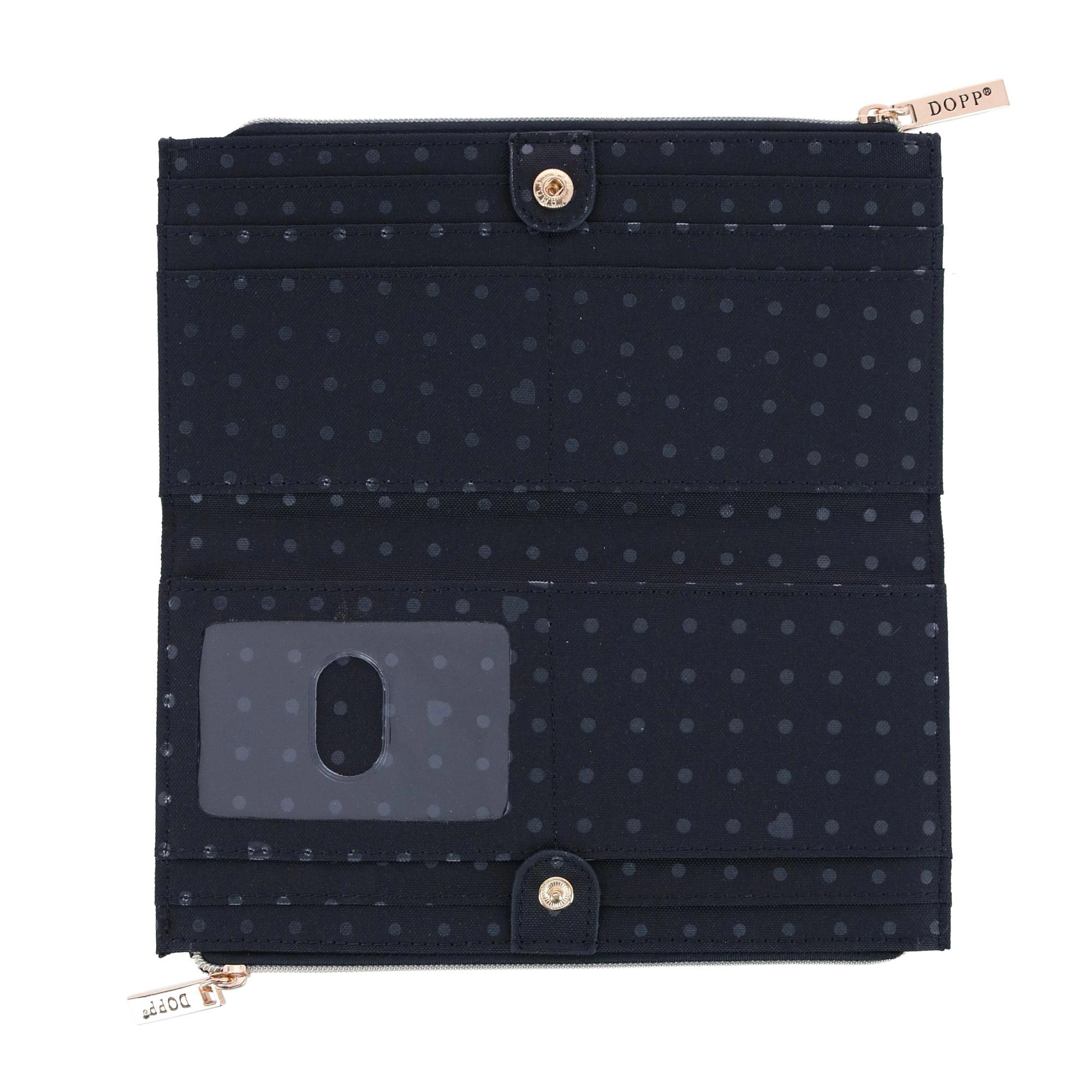 Julia Buxton Women's Leather Dopp Cosmopolitan Clutch Wallet