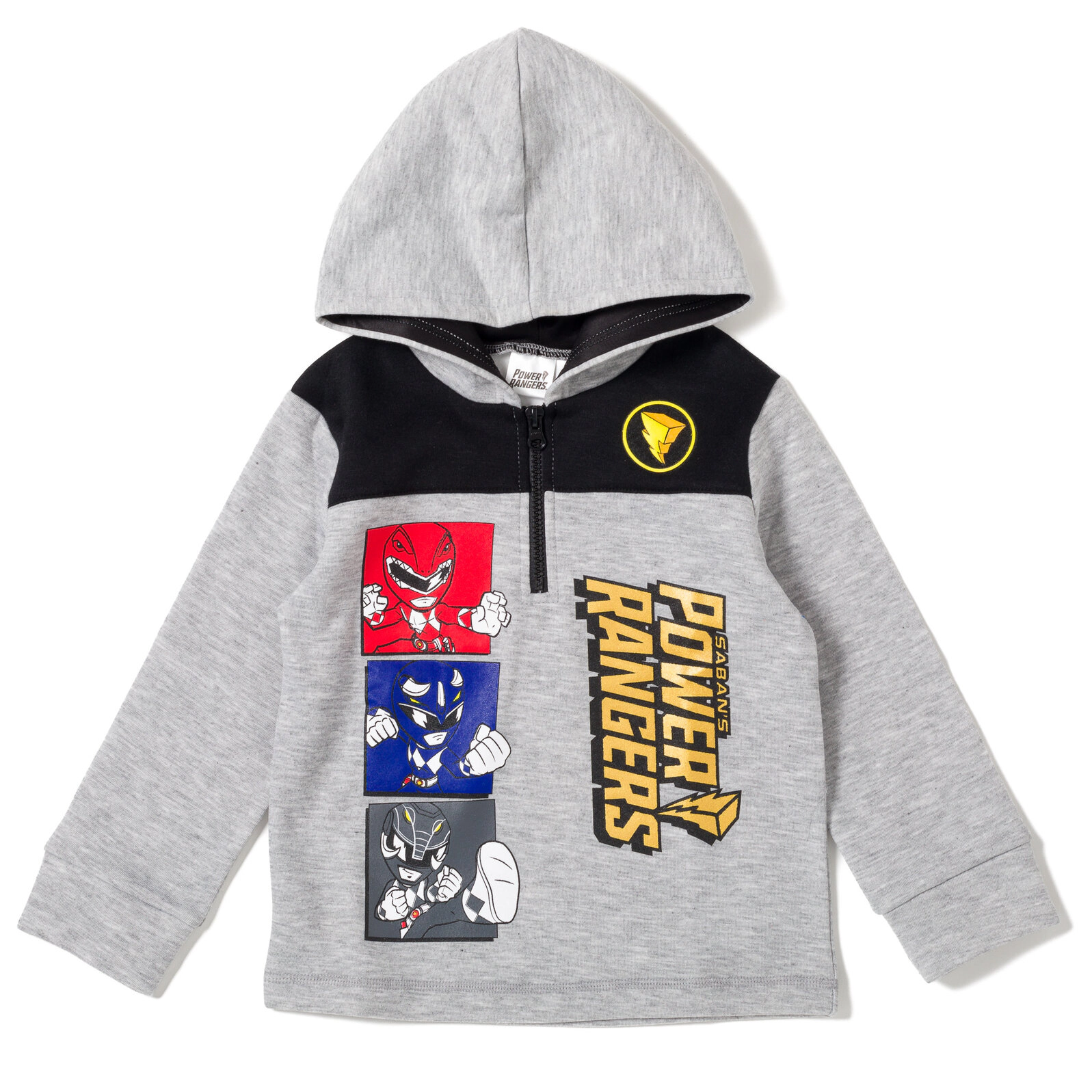 Power Rangers Boys' Fleece Quarter-Zip Hoodie