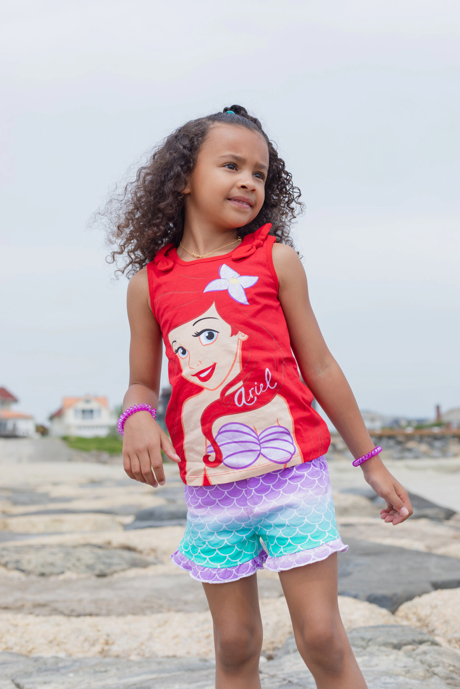 Disney Princess Girls' Sleeveless Tank Top Set