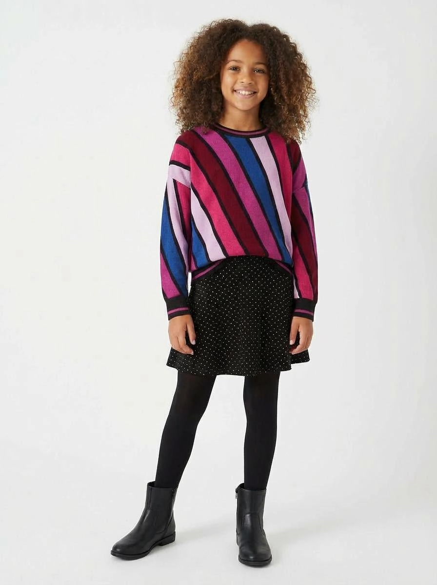 Rockets of Awesome Stripe Super Soft Sweater for Girls