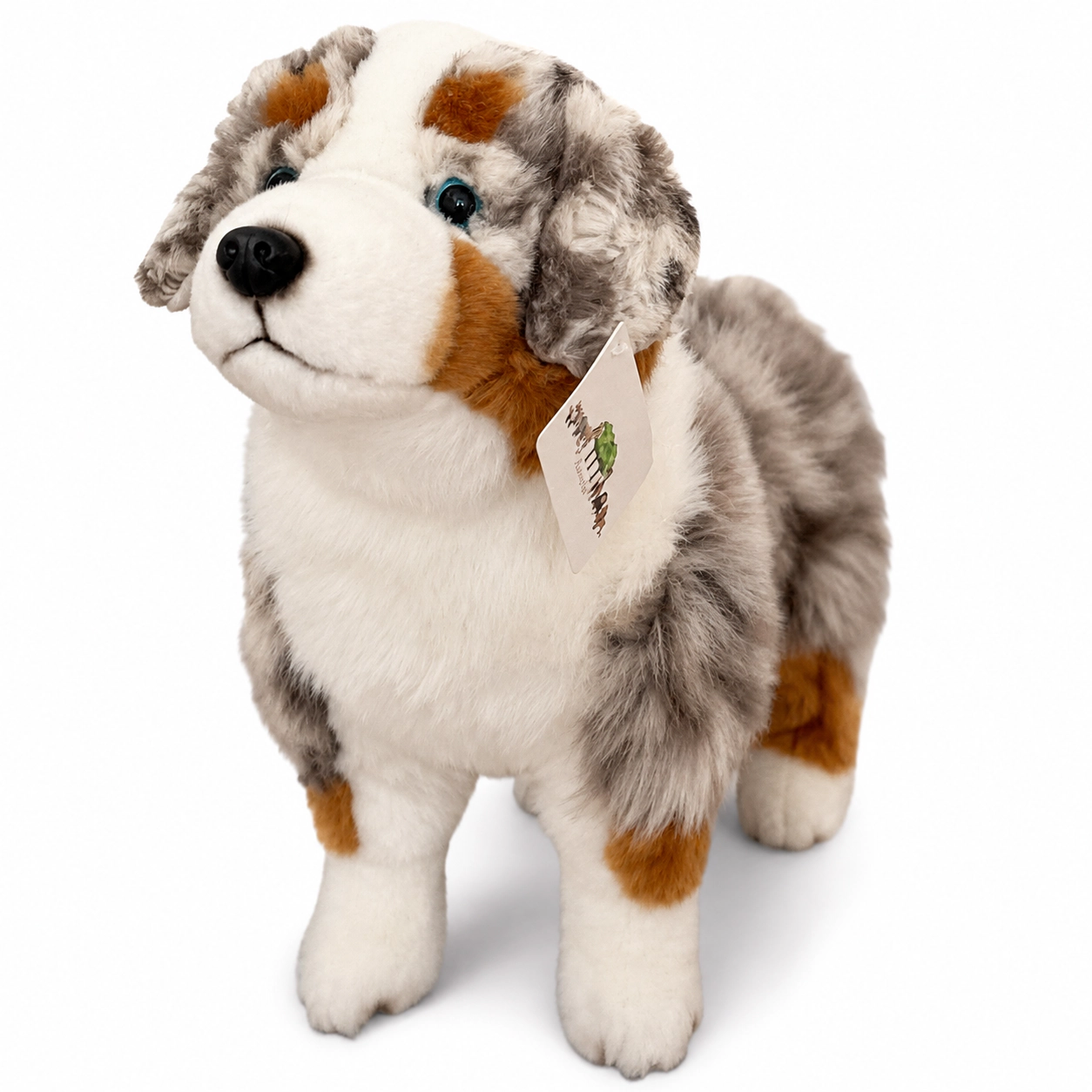 Auswella Plush® Shep 22-Inch Standing Australian Shepherd Plush Dog