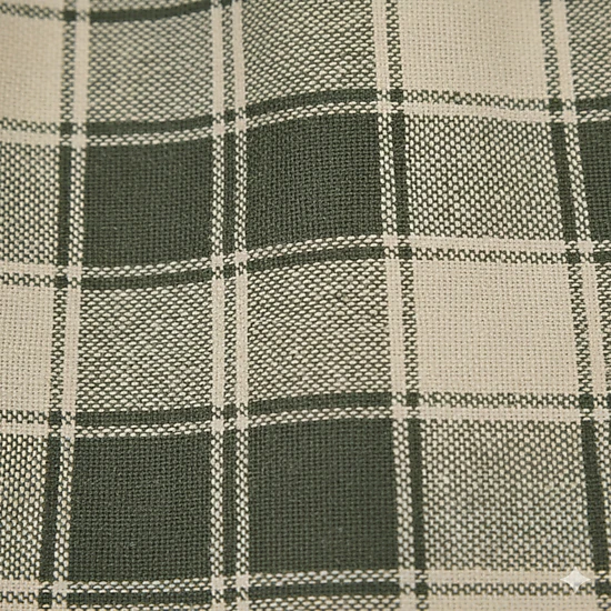 Ellis Curtain 50% Polyester 50% Cotton Country Check Tailored With 1.5" Rod Pocket Window Valance 58" x 15" Mist