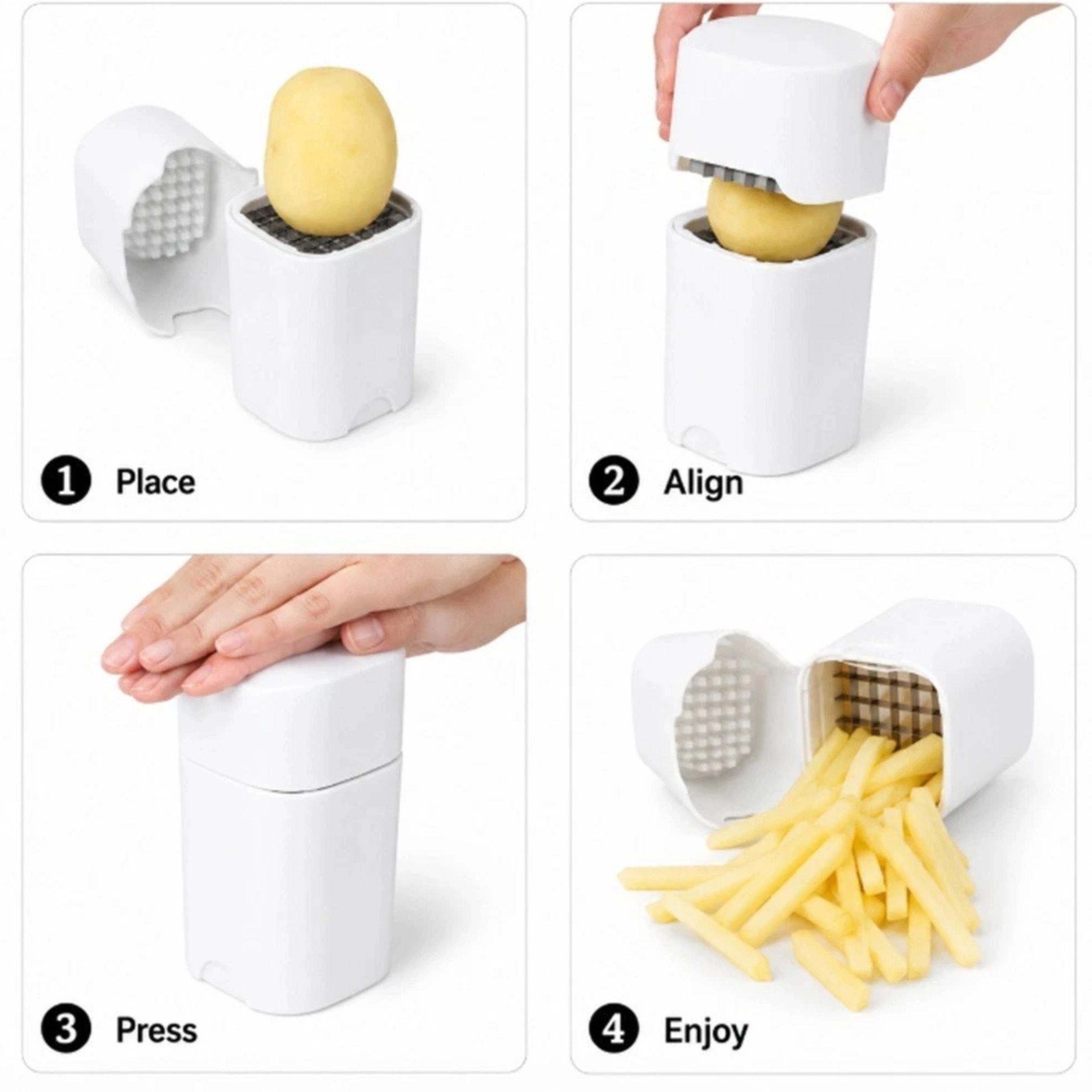 Home Collection Potato French Fry Cutter Vegetable Dicer Chopper Kitchen Tool