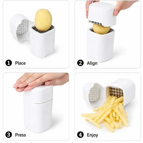 Home Collection Potato French Fry Cutter Vegetable Dicer Chopper Kitchen Tool