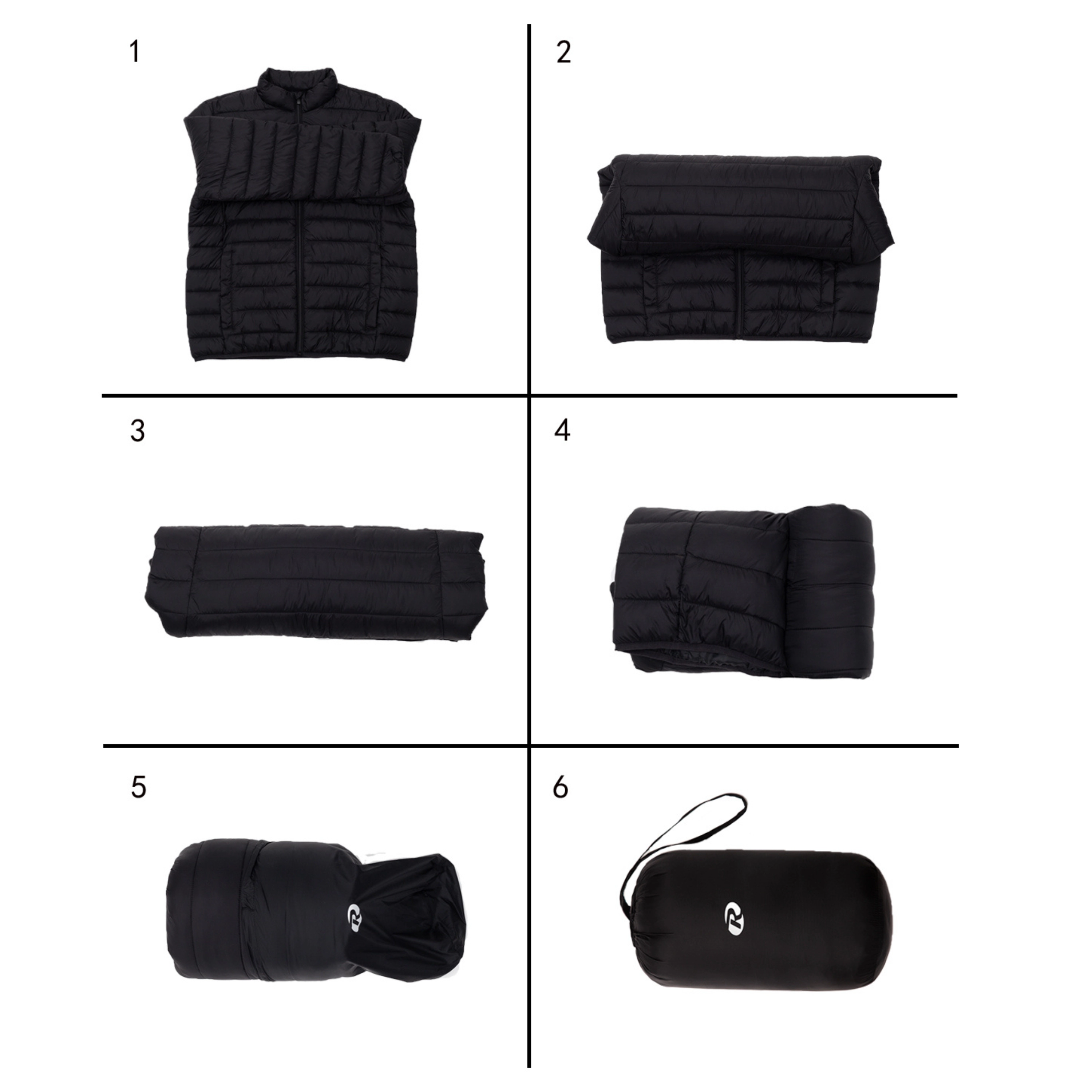 Rokka&Rolla Mens Lightweight Packable Puffer Jacket