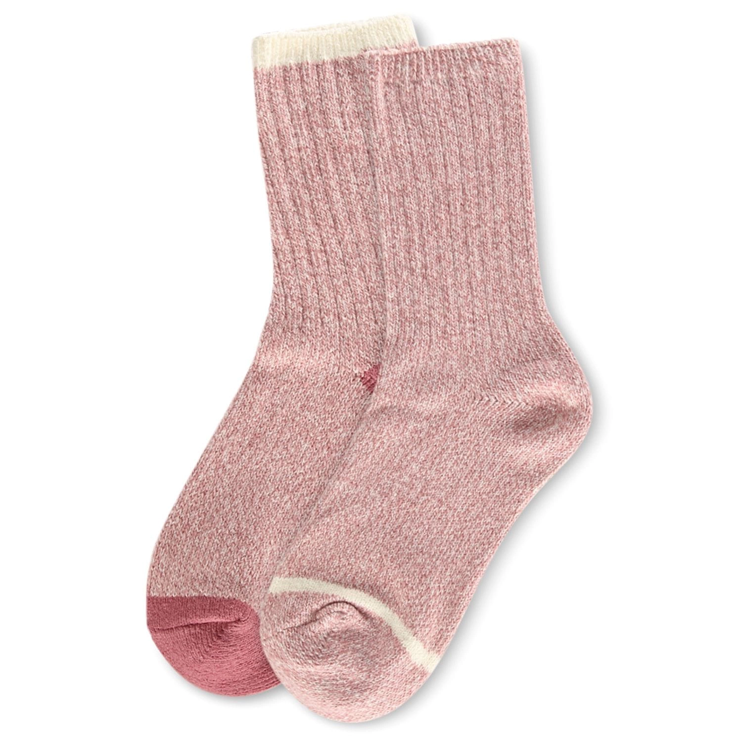 MeMoi Women's 2 Pair Pack Fine Stripe Buttersoft Crew Socks