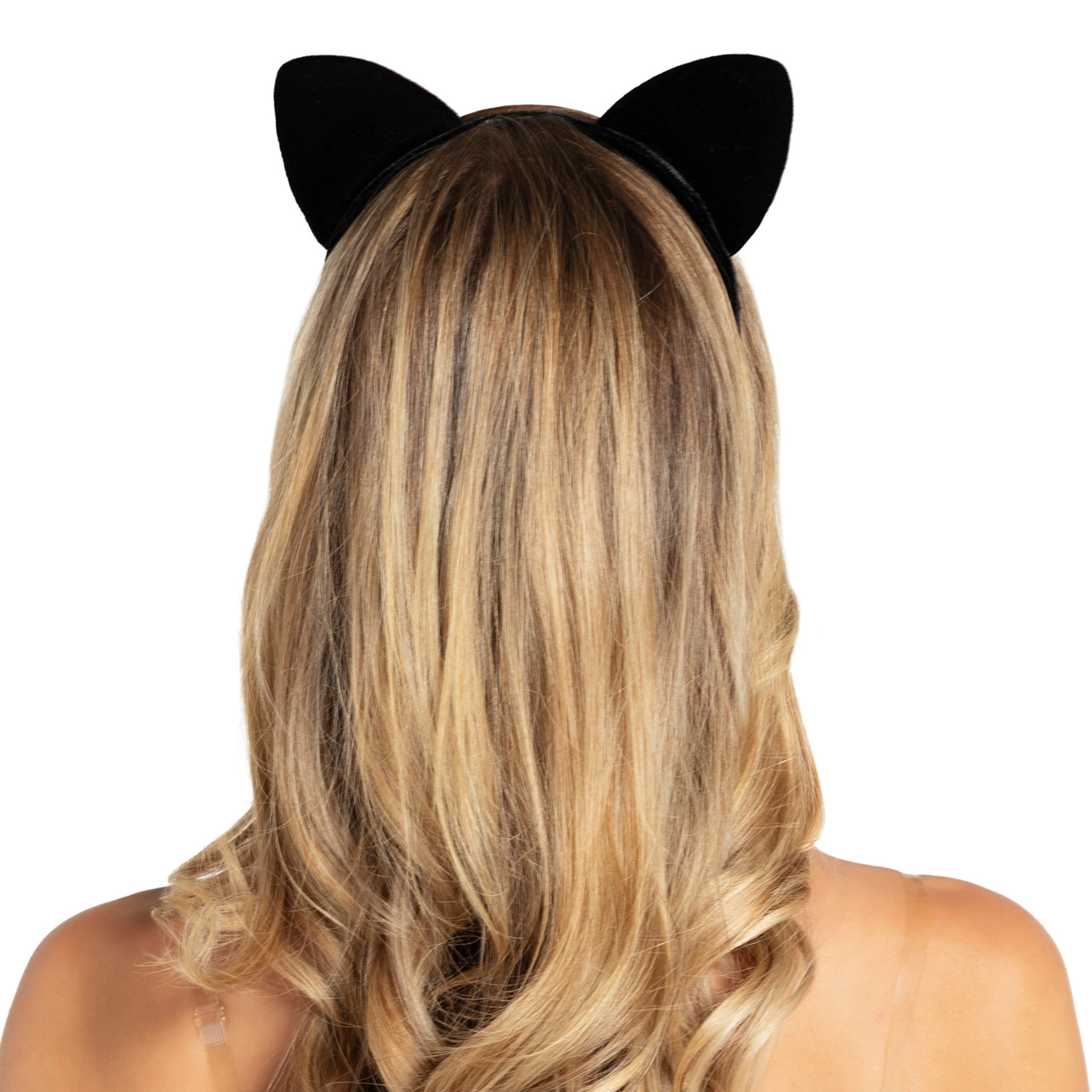 Leg Avenue Women's Velvet Black Cat Ears