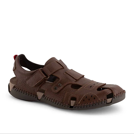 Deer Stags Mens Bamboo 2 Huarache Sandals, Color: Black  display picture 1