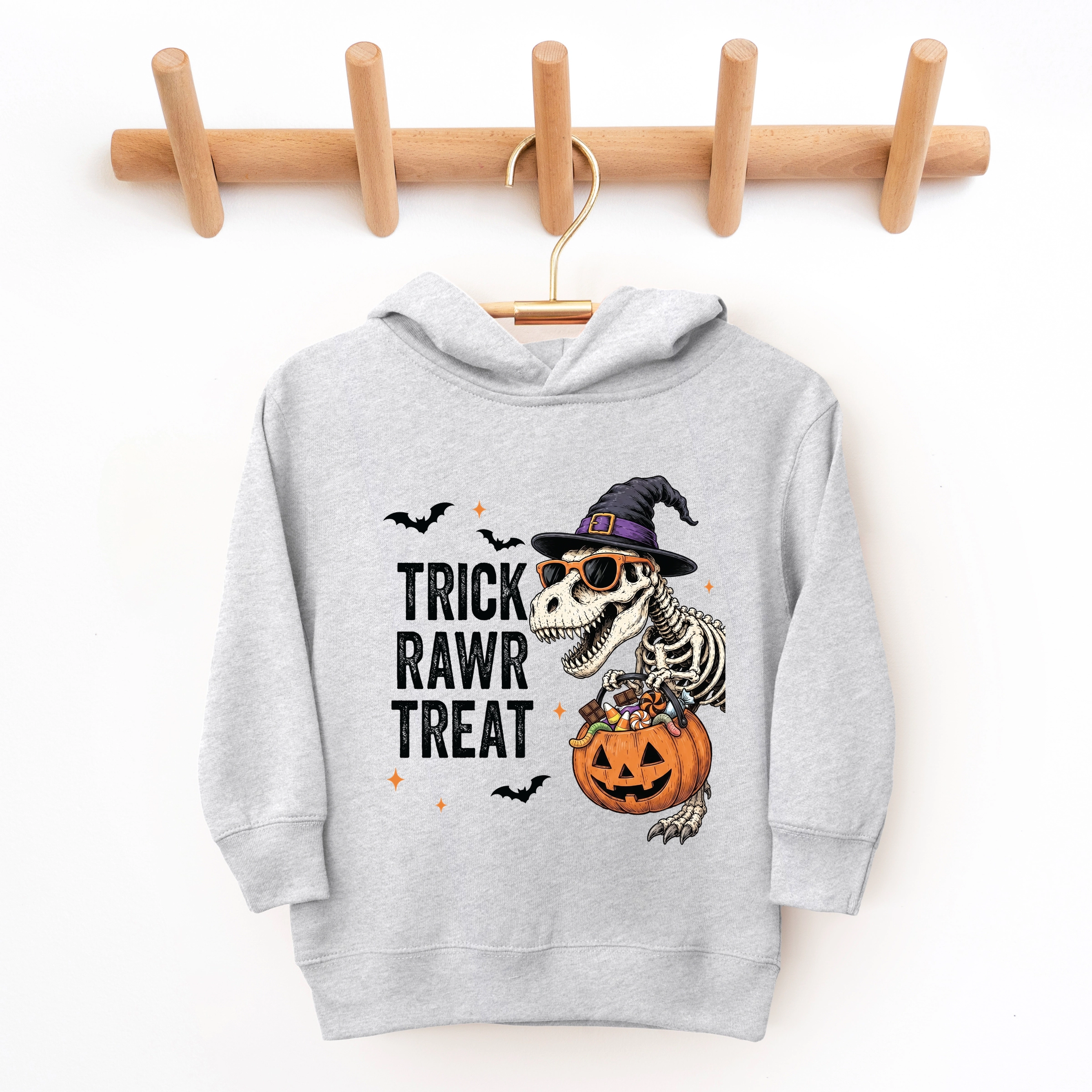 The Juniper Shop - Toddler Hoodie Trick Rawr Treat Dino
