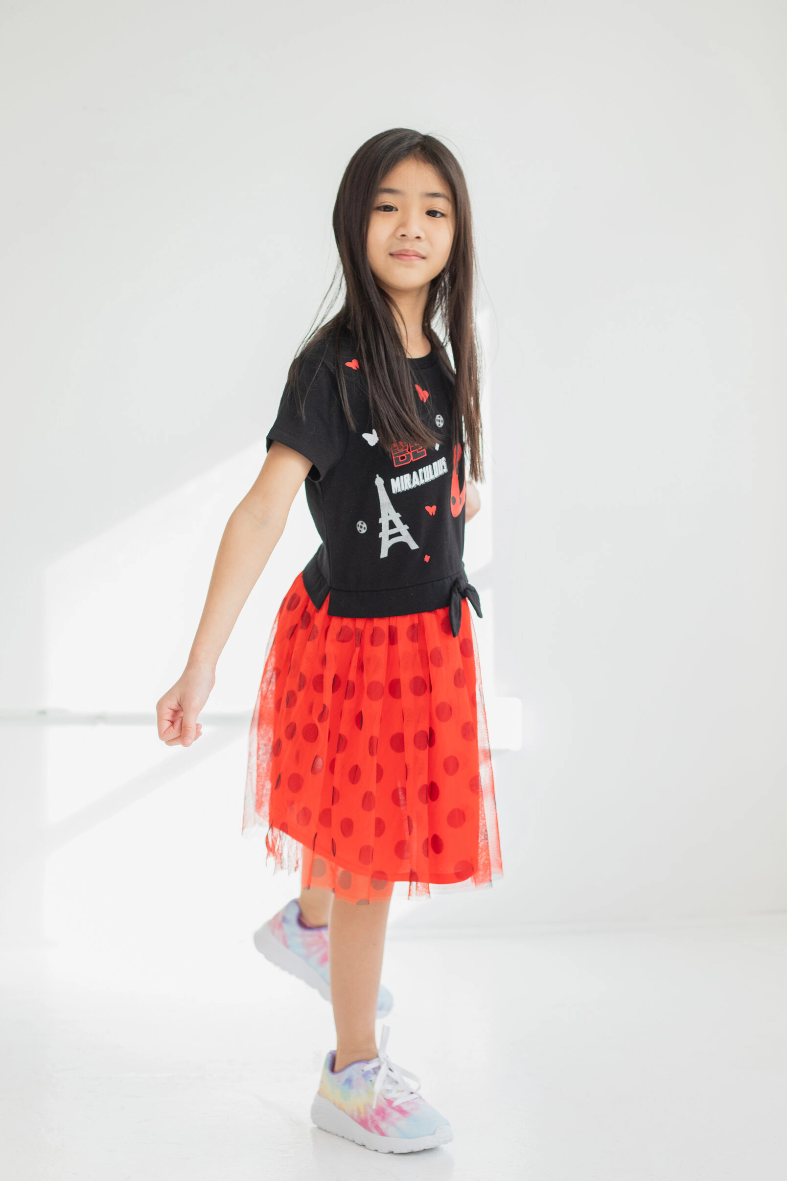 Miraculous Ladybug Girls' Cosplay Tutu Dress
