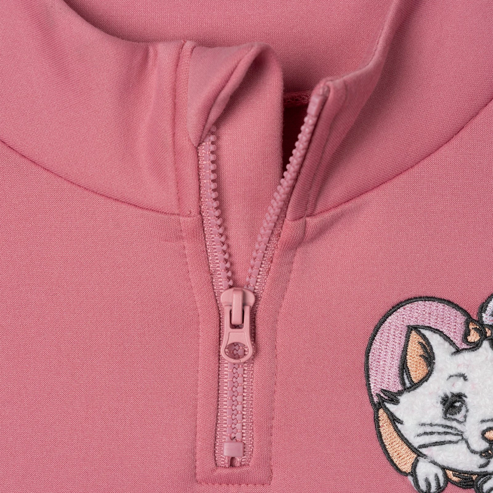 Disney Girls' 2-Piece Quarter-Zip Sweatshirt and Pants Set