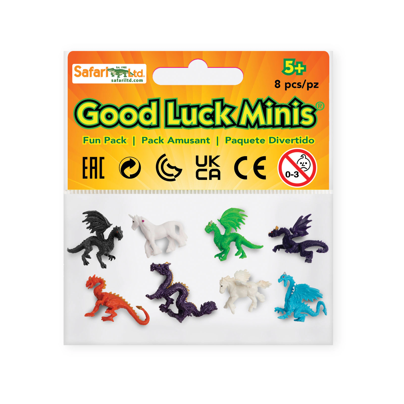 Safari Ltd. - Fantasy Fun Pack - 8 Mini Toy Figurines for Kids