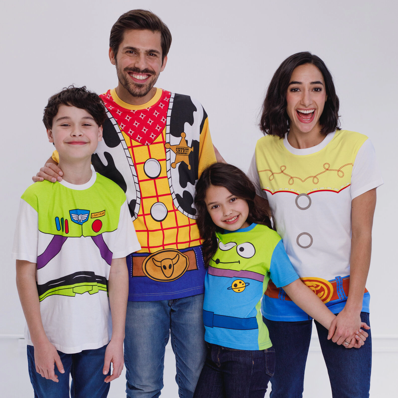 Disney Toy Story Matching Family Cosplay Short Sleeve T-Shirt