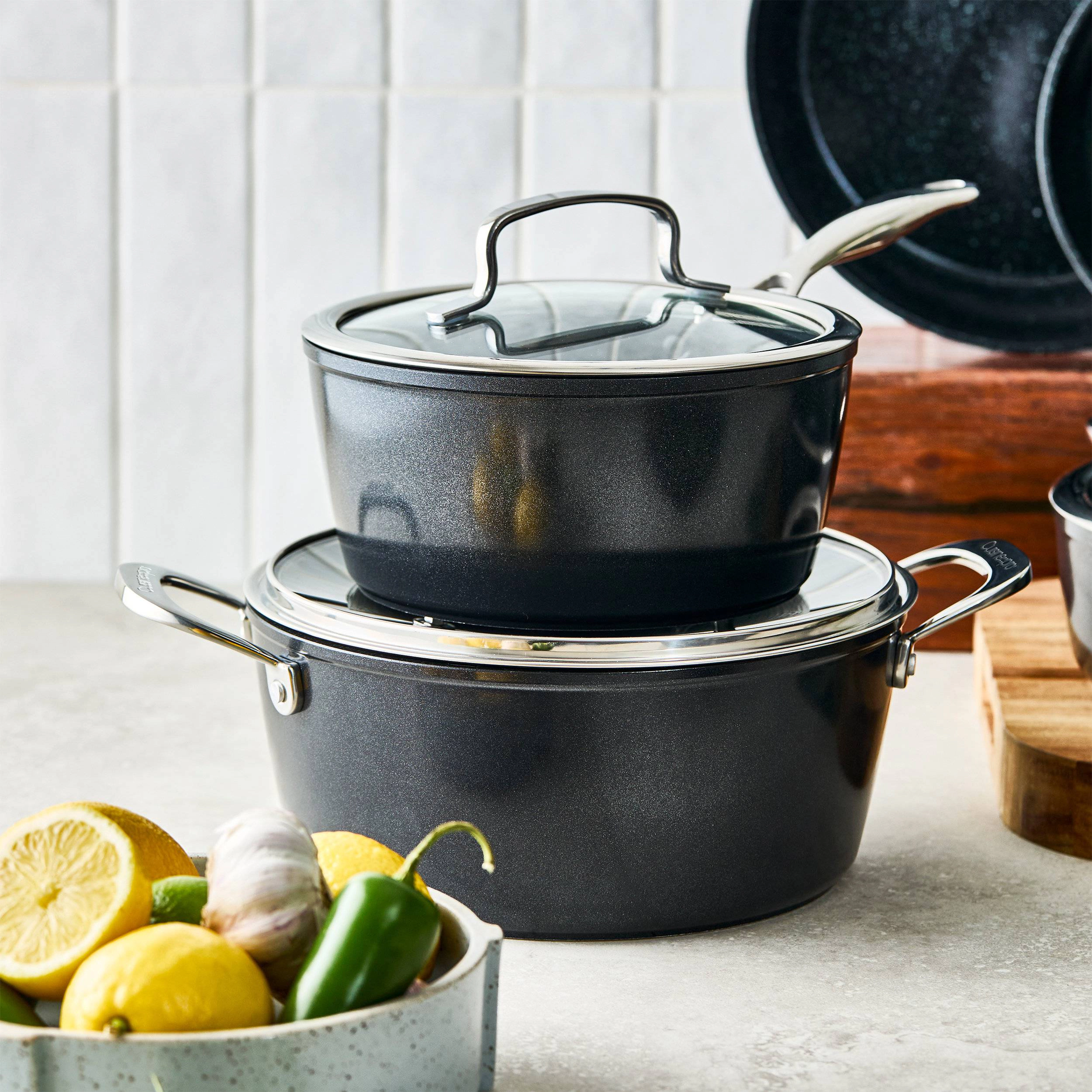 Cuisine::pro® GREEN STONE™ 9-Piece Cookset