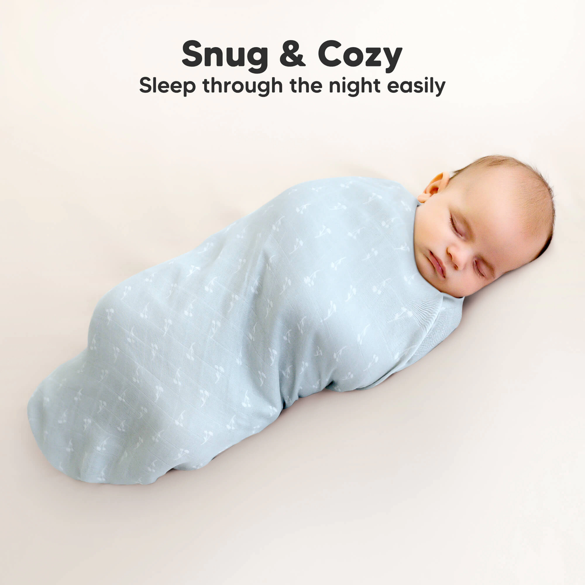 KeaBabies Lumi Muslin Swaddle Blankets