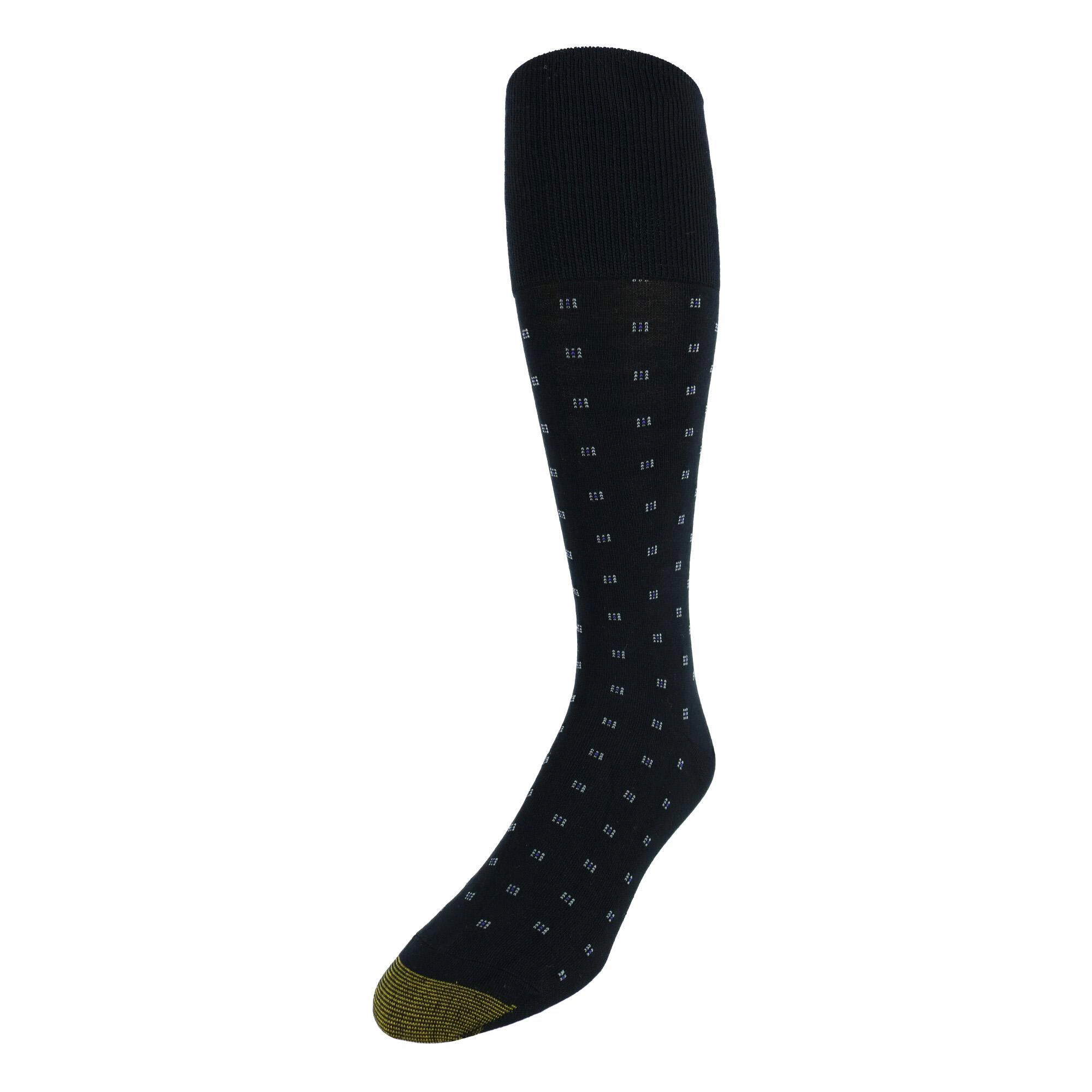 Gold Toe Men's Over the Calf Moisture Control Fashion Socks (Pack of 3)
