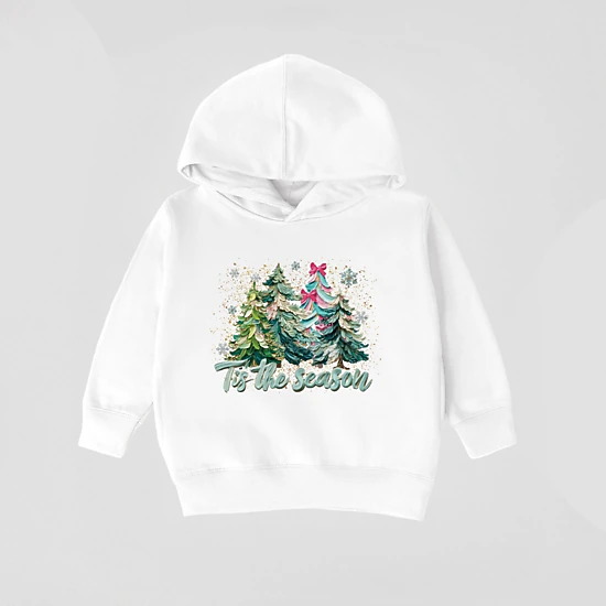 The Juniper Shop - Toddler Hoodie - Tis The Season Painted Trees - JCPenney