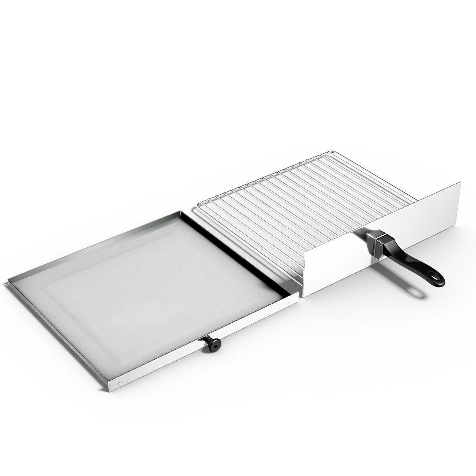 SUGIFT Commercial Countertop Pizza Oven 1450W 120V 12-in Pizzas 30-Minute Timer 19 x 16 x 7.5-in Stainless Steel