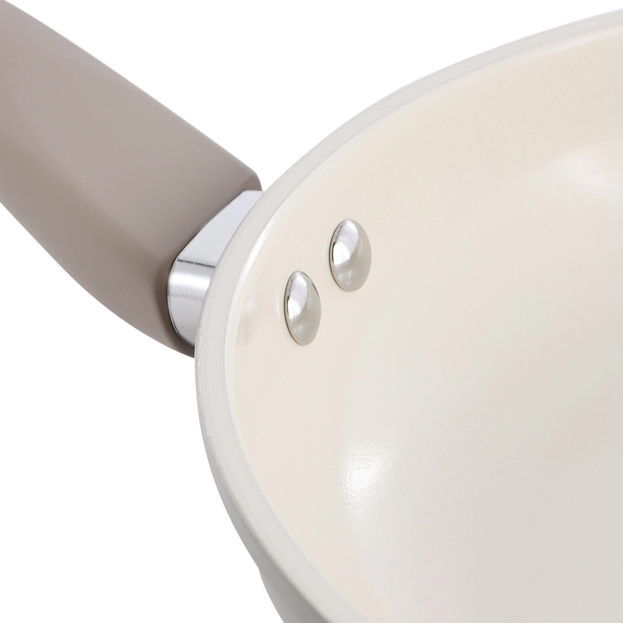 Oster Sutterville Choice Inch Ceramic Nonstick Frying Pan in Beige