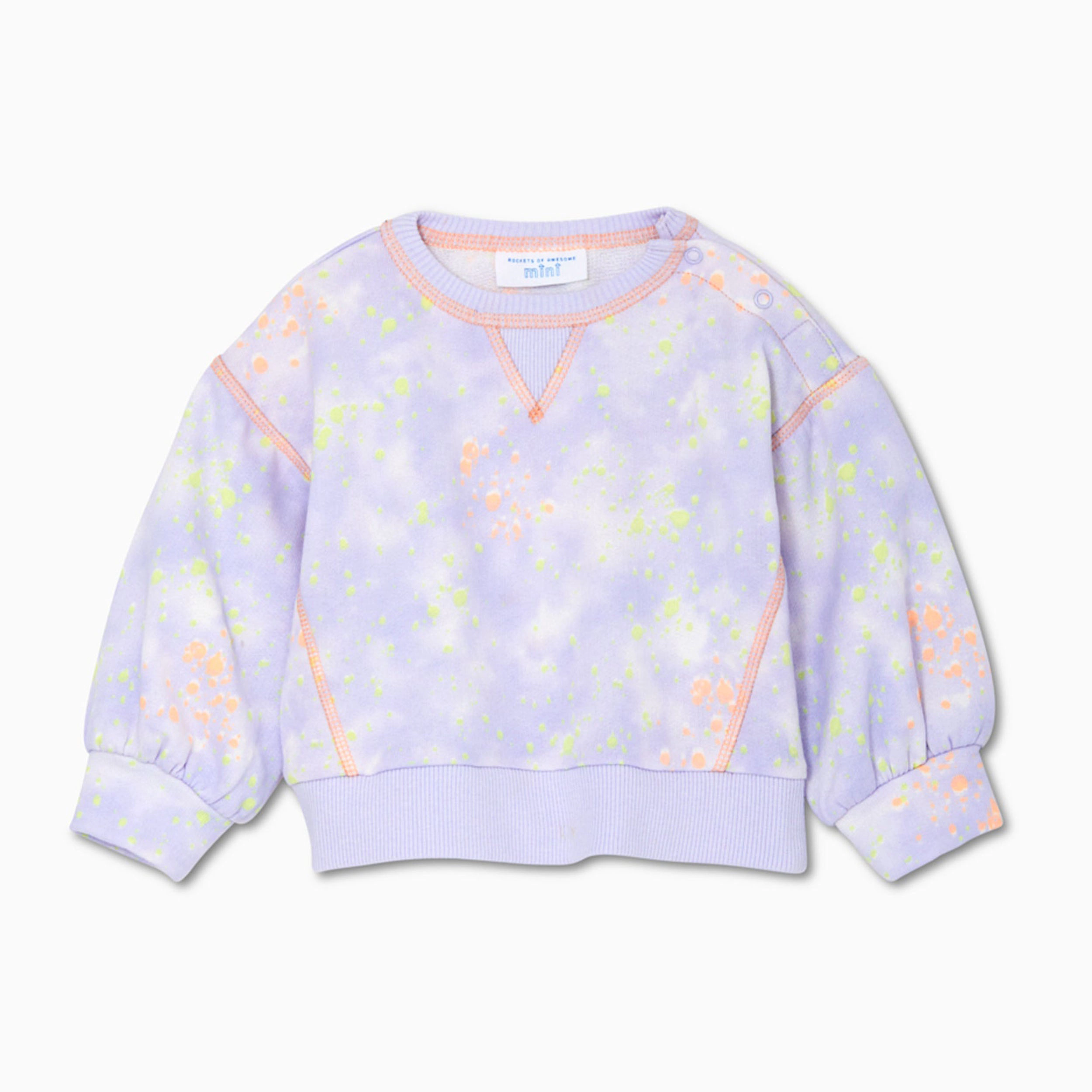 Rockets of Awesome Cloudy Sweatshirt For Baby Girl