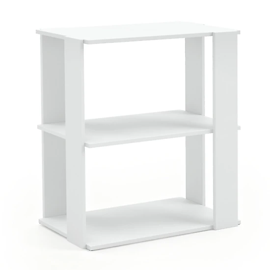 SUGIFT Set of 2 35-lb Per Tier 20.5-in 3-Tier Stackable Wooden Shoe Rack with Anti-Tipping Device