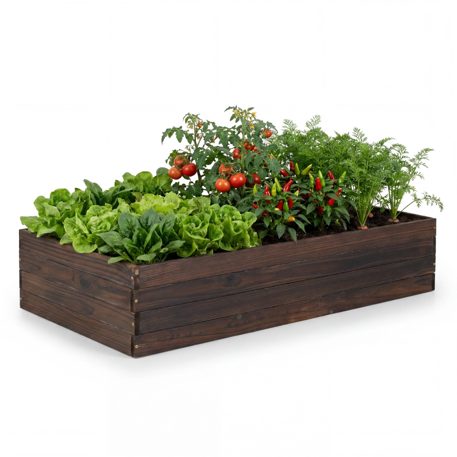 LJG Elevated Wooden Garden Planter Box Bed Kit