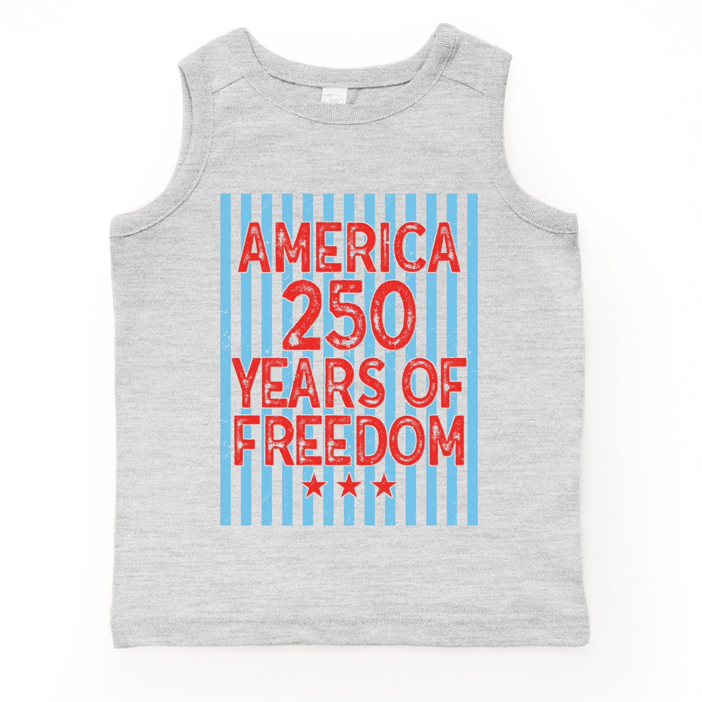 The Juniper Shop - 250 Years of Freedom Stripes Toddler Graphic Tank