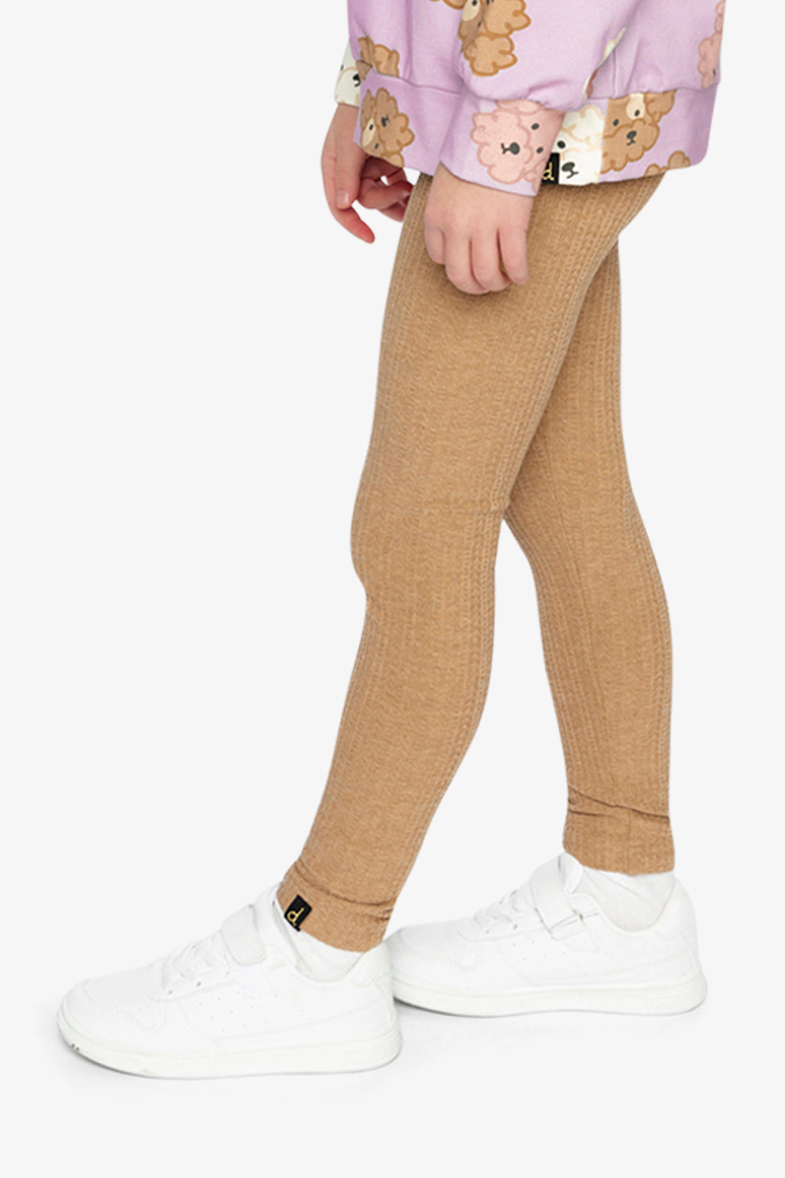 Deux par Girls Chevron Jacquard Knit Leggings