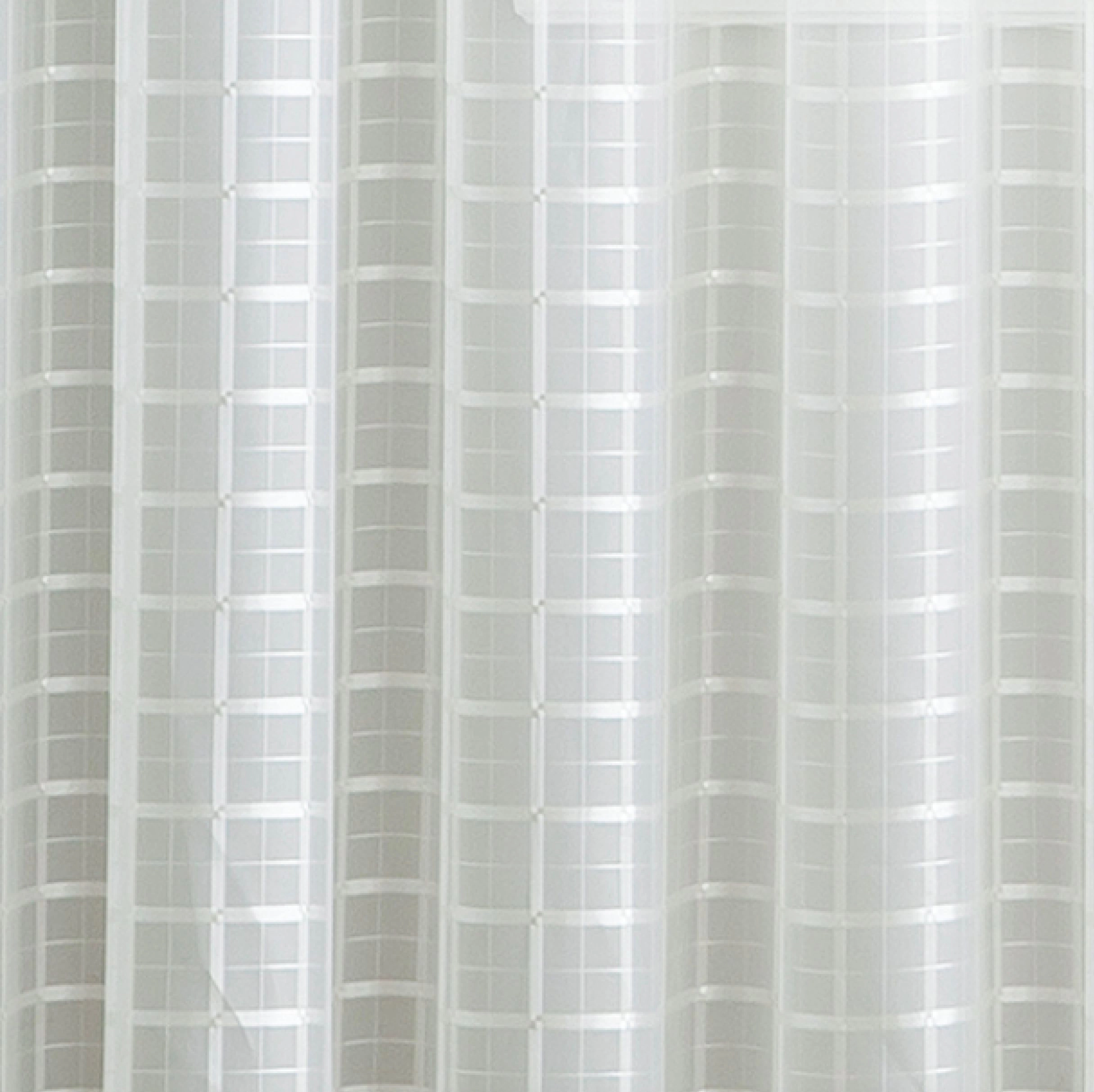 Kate Aurora 2 Piece Rod Pocket Plaid Sheer Voile Window Curtain Panels - 84 in. Long