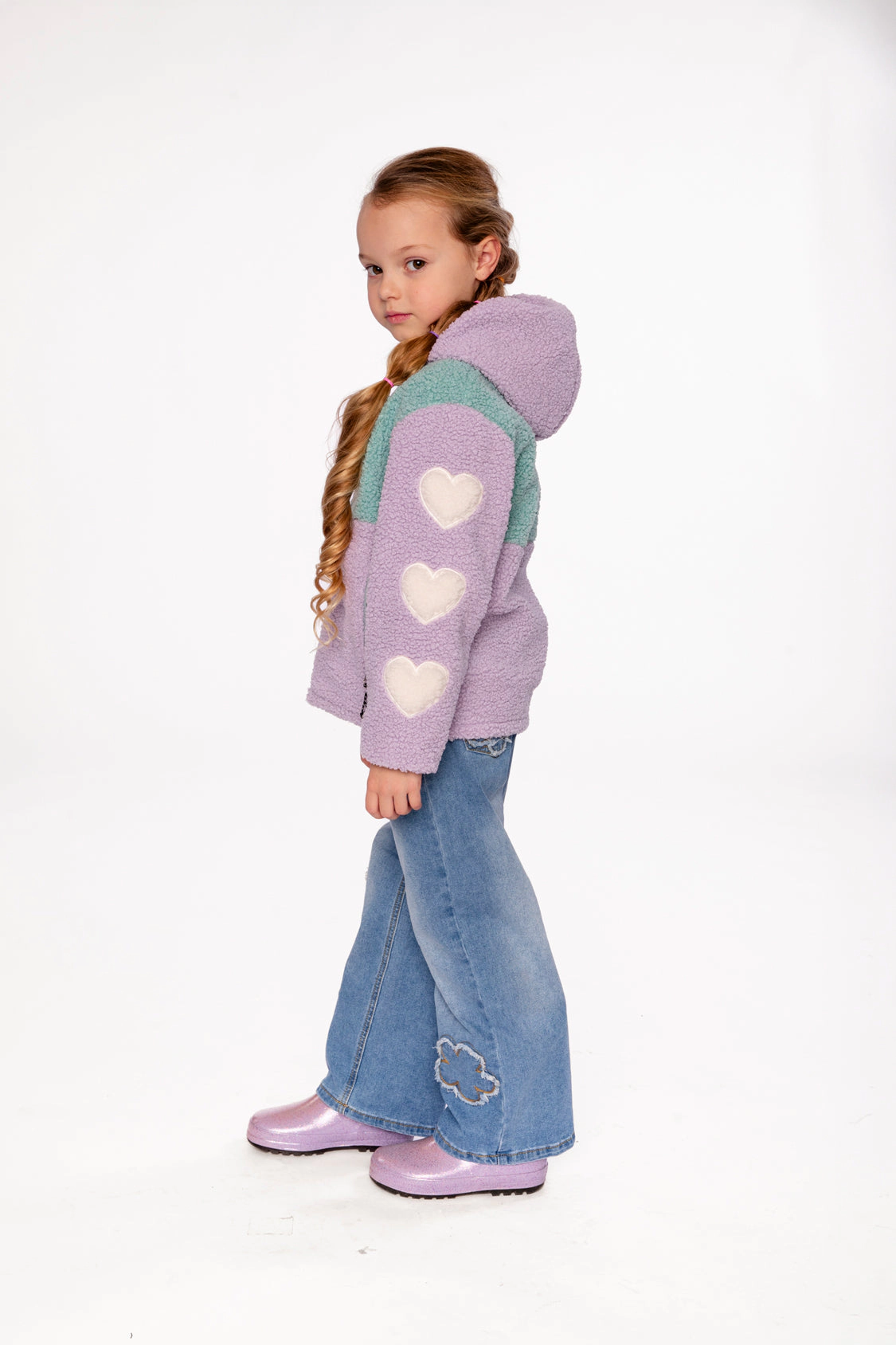Deux par Girls Reversible Mid-Season Jacket