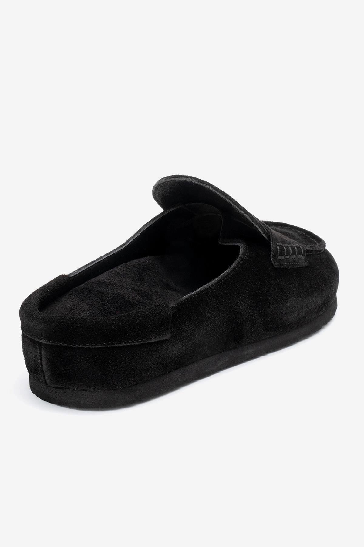Forever & Always Womens Priva Leather Slip-On Slipper