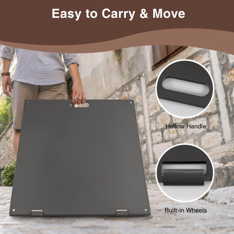 Hivvago 24" Square Patio Umbrella Base