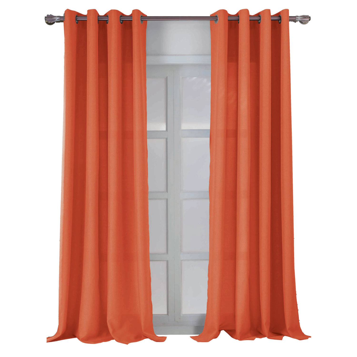 RT Designers Collection Cole Textured Grommet Room Darkening Curtain Panel 54" x 95