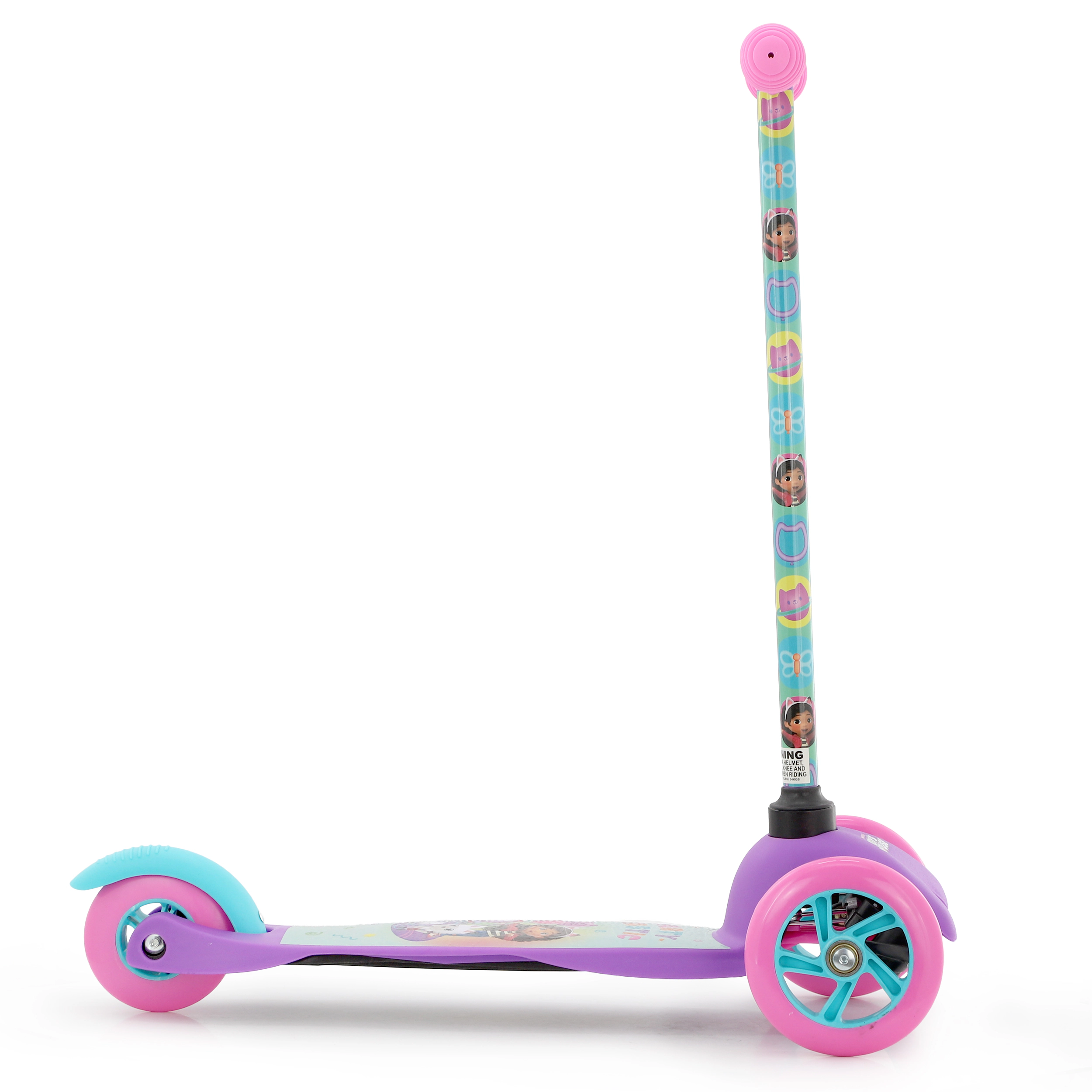 Gabbys Dollhouse 3 Wheel Tilt and Turn Scooter