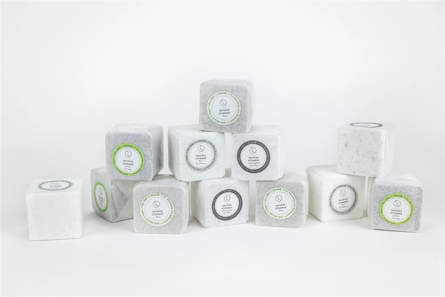Lizush Earthy Shower Steamer Gift Set - 5 Aromatic Steamers-UNISEX