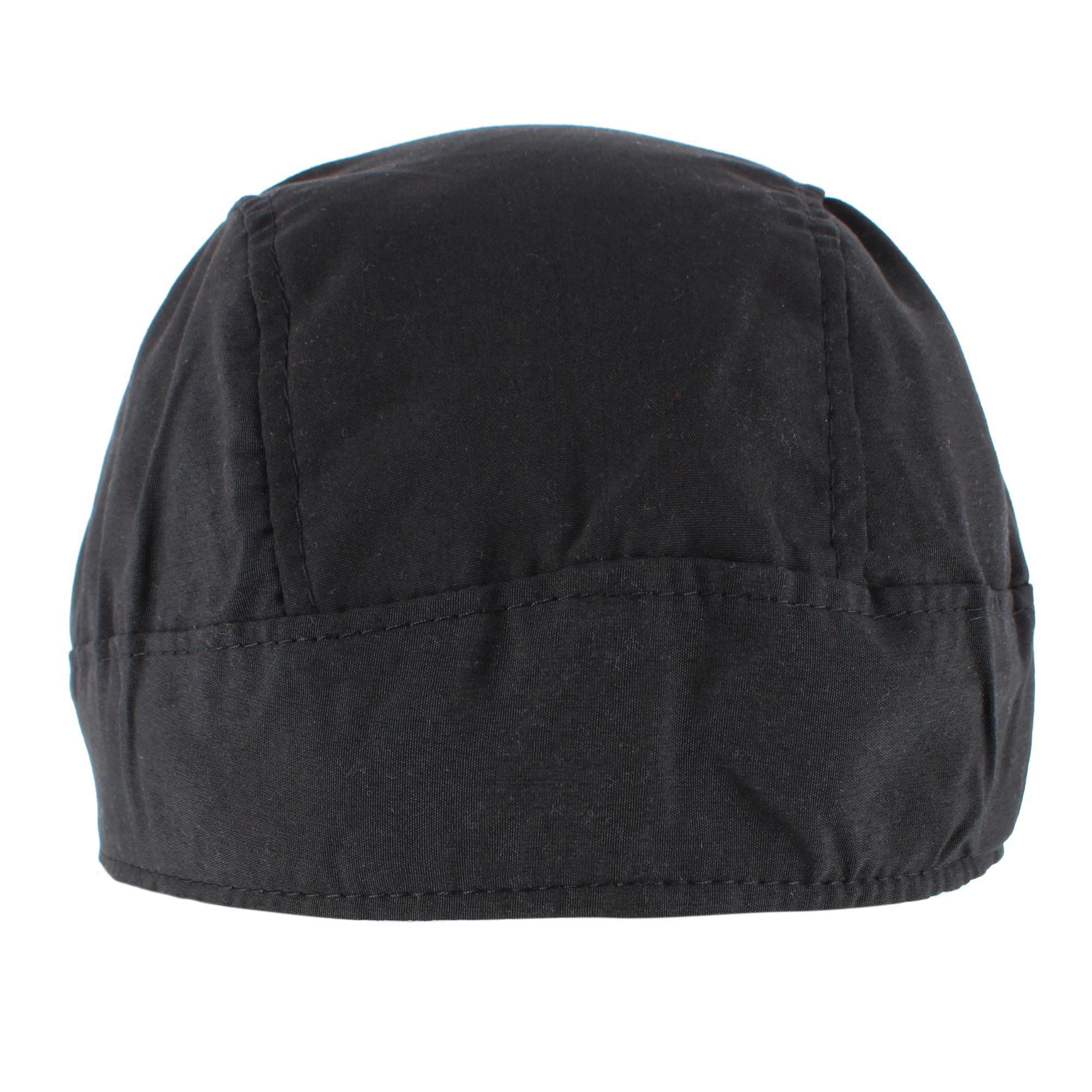 CTM® Men's Cotton Blend Skull Cap Durag with Breathable Lining