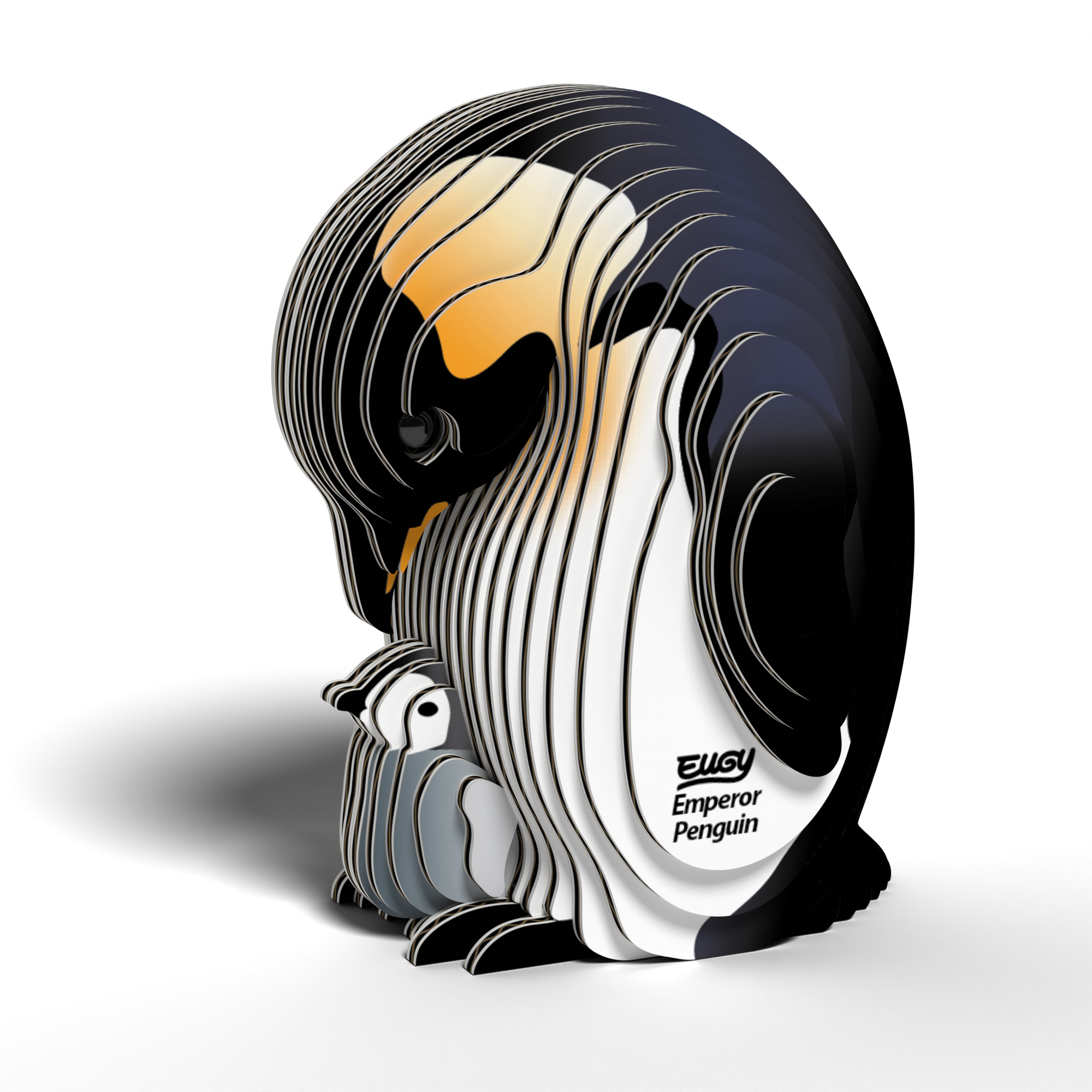 EUGY Emperor Penguin 3D Puzzle - contains 30 puzzle pieces
