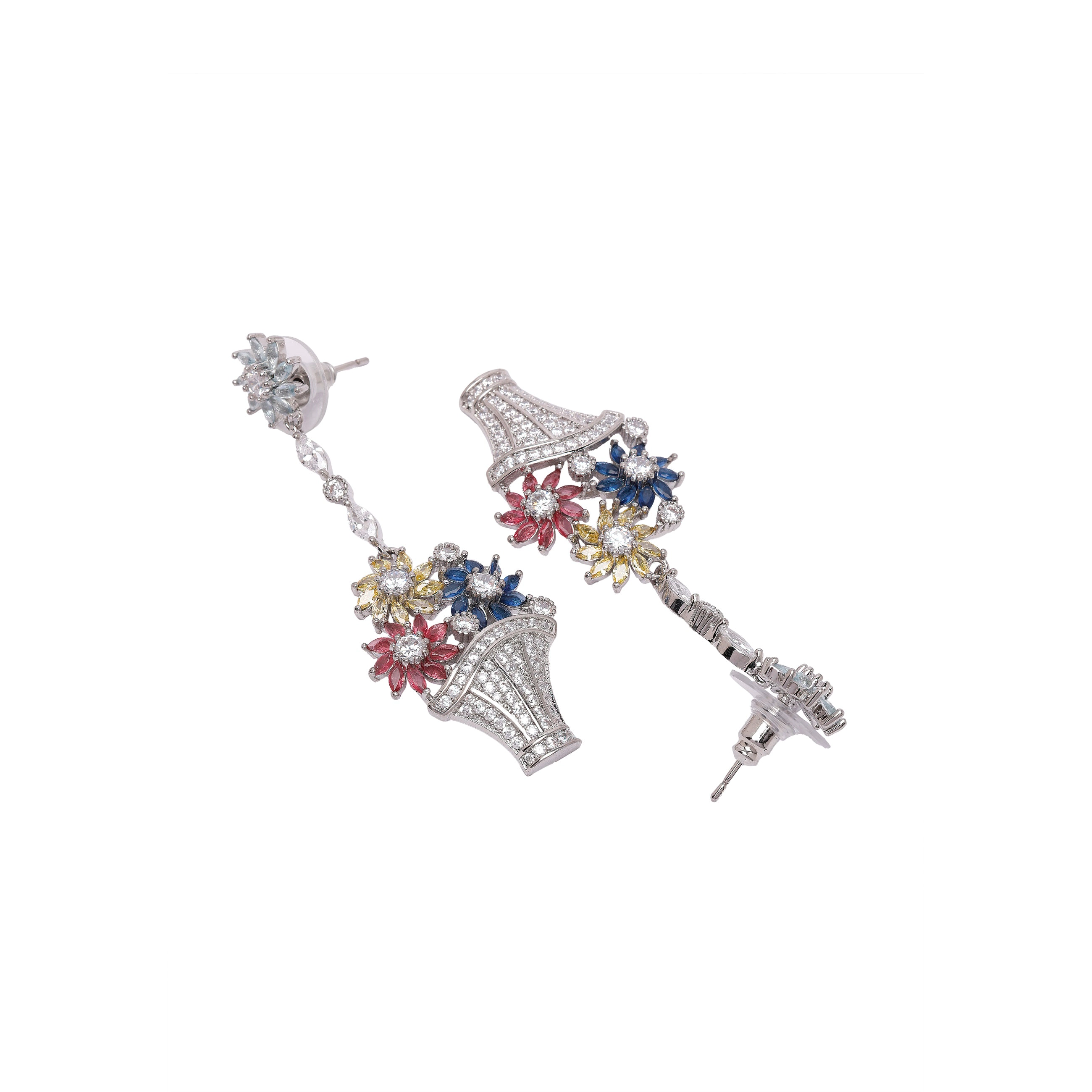 AGP PARIS Womens Diva Cute Bouquet Drop Earrings