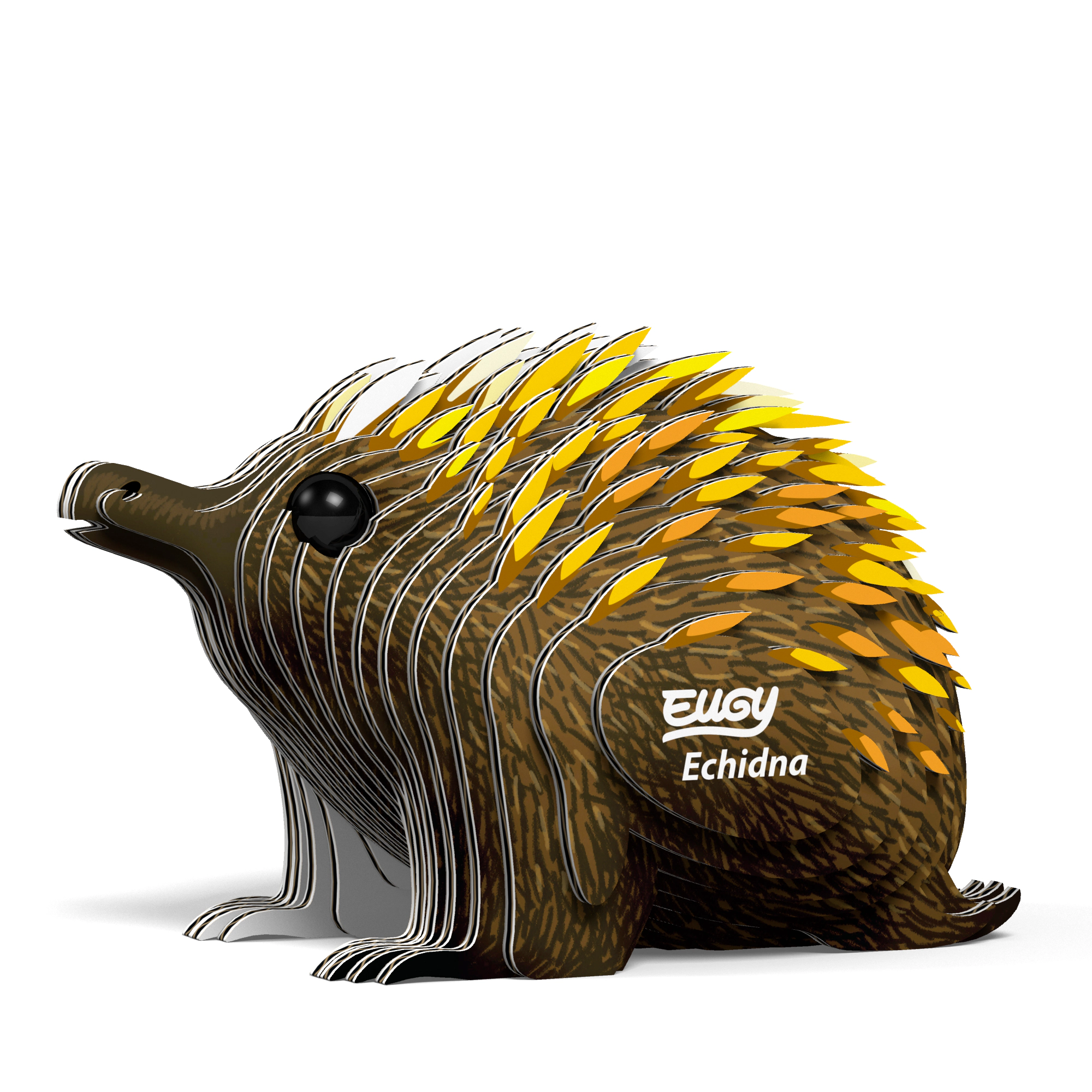 EUGY Echidna 3D Puzzle - contains 26 puzzle pieces