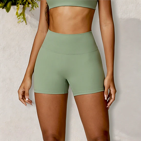 Anna-Kaci Women's High Waist Scrunch Butt Yoga Shorts